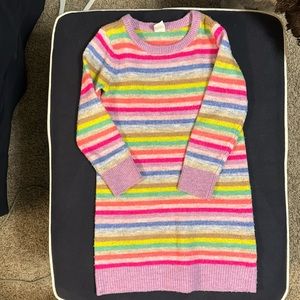 Gap sweater dress top rainbow